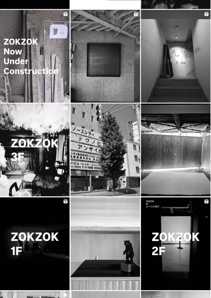 実験施設 ZOKZOK 公式インスタグラム ついに始動